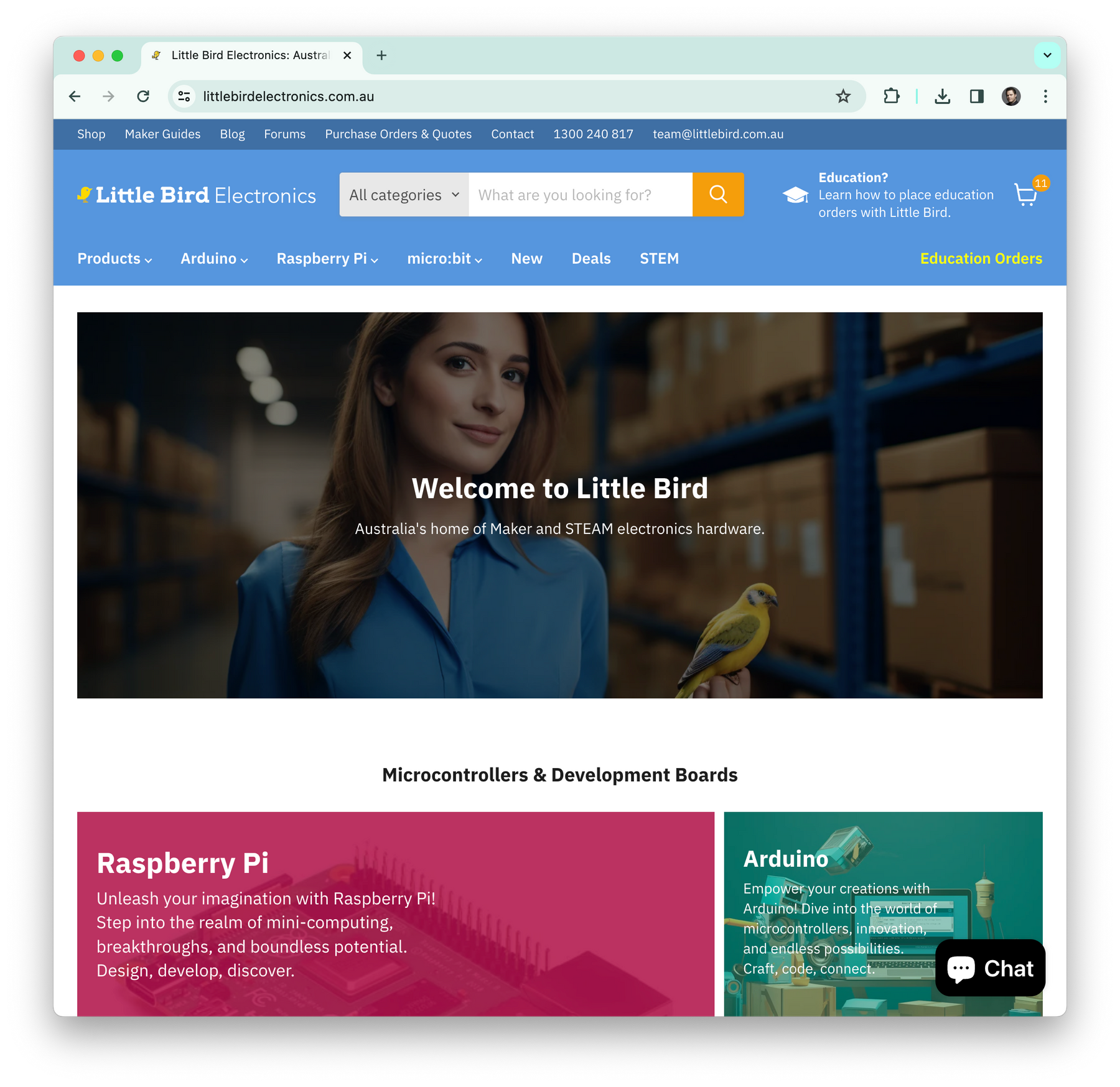 Celebrating the Launch of Little Bird Electronics' New Website