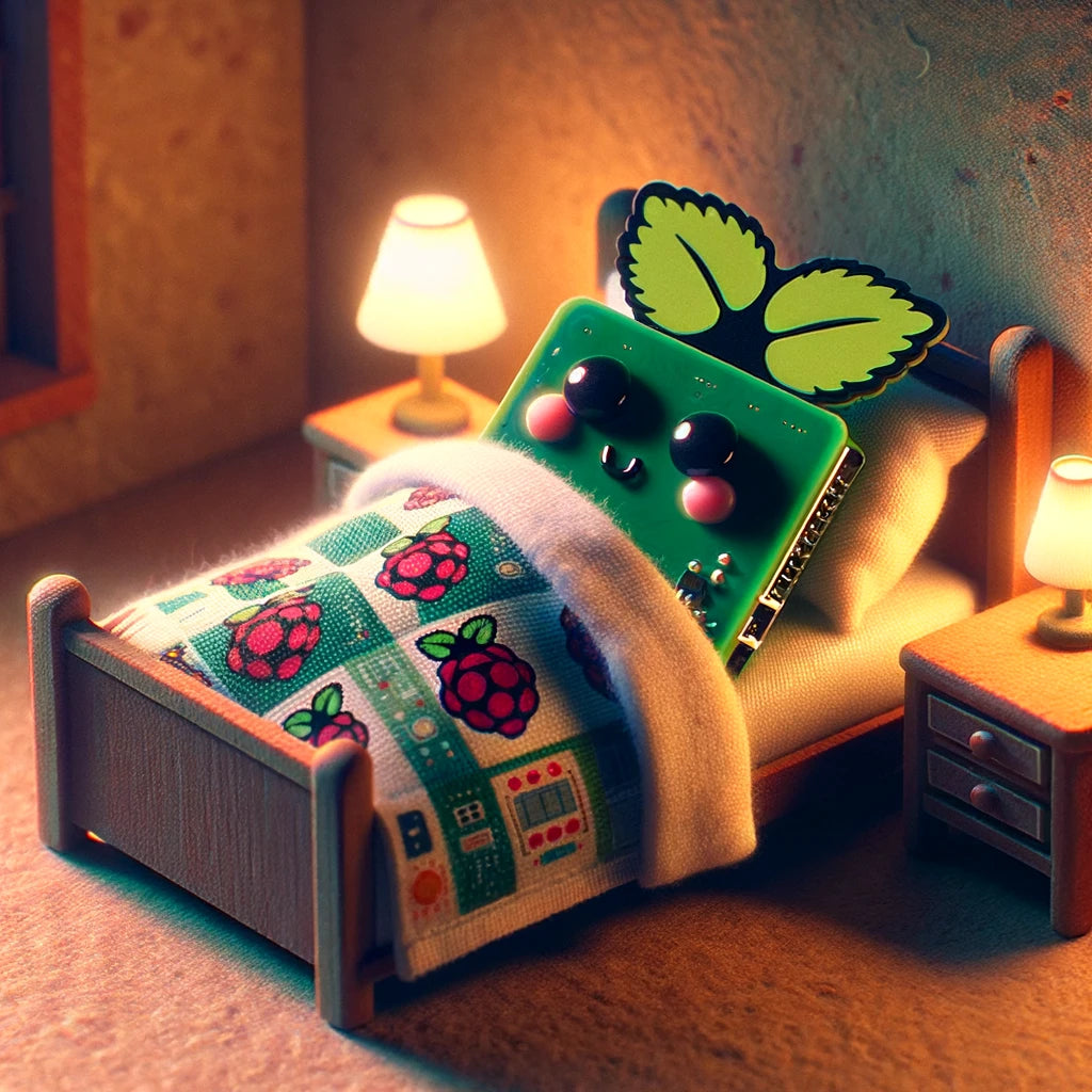 How can I sleep a raspberry pi and wake it again with an interrupt?