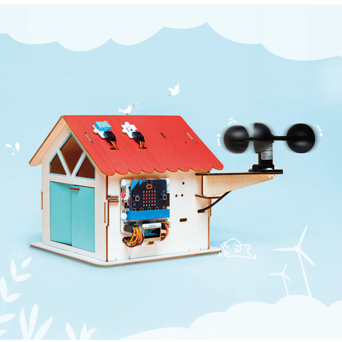 ELECFREAKS micro:bit Smart Climate Kit, designed based on micro:bit V2 and IOT:bit expansion board