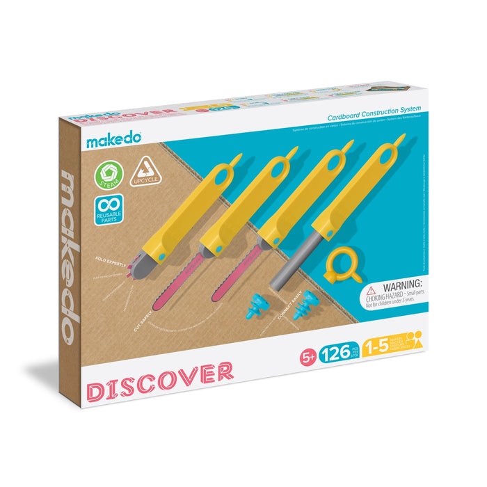 Makedo DISCOVER Kit 126pcs