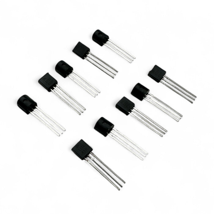 Transistor 2N2222A-331 Bipolar NPN 75V 800mA 500mW TO92 - 10 pack