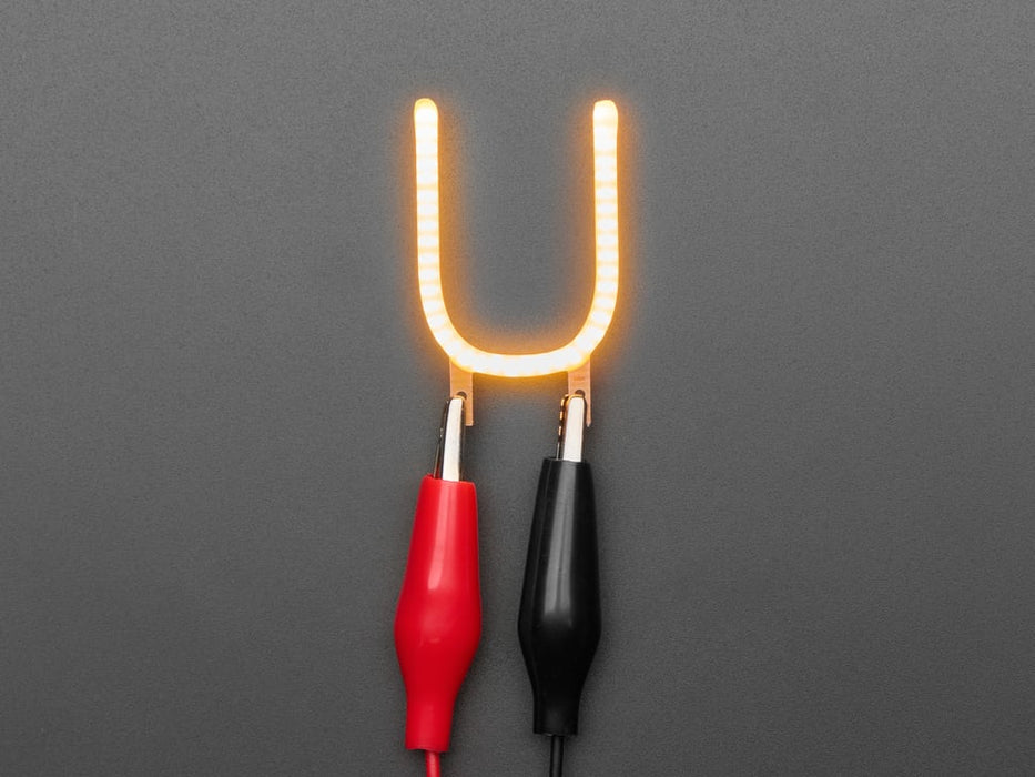 Alphabet LED Filament - Warm White Letter "U"