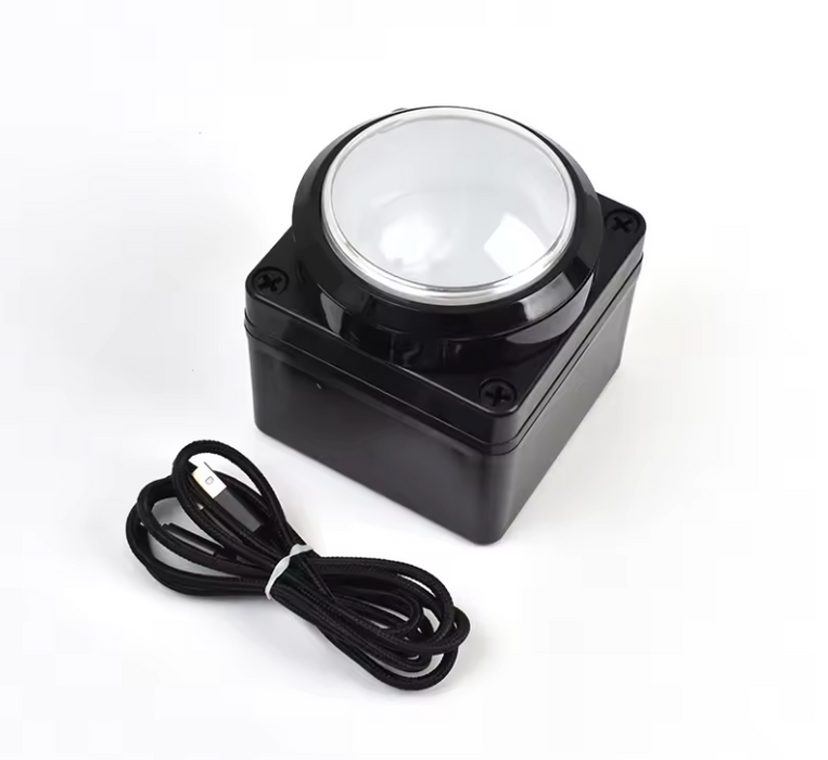 Big Game Button with Enclosure 100mm USB White