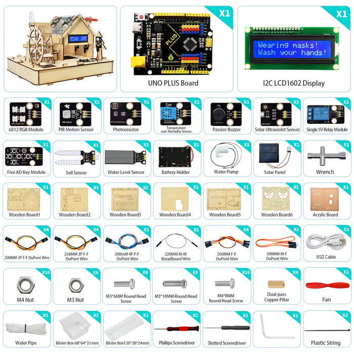 Smart Eco-Friendly House Starter Kit For Arduino
