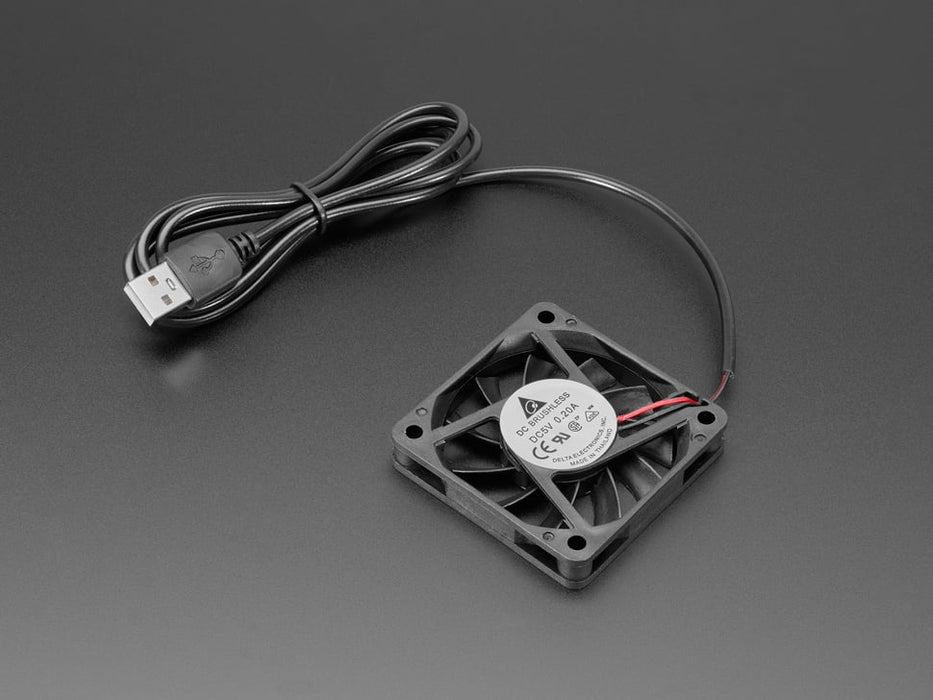 5V Square USB Fan - 6 cm
