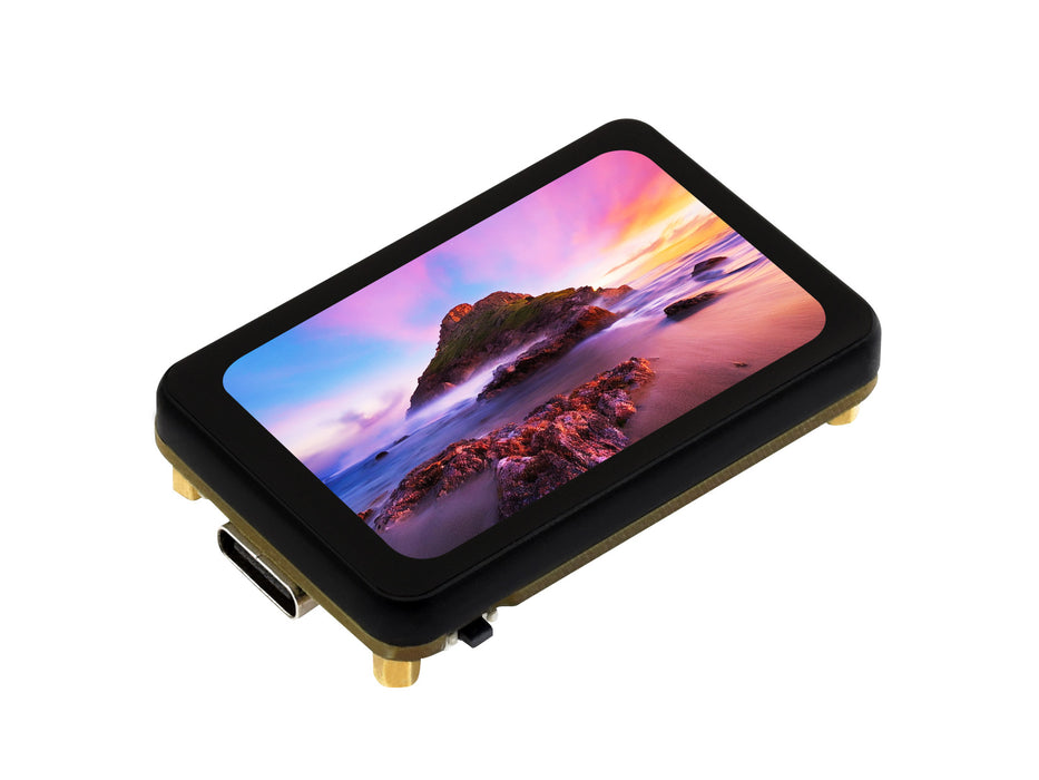 ESP32-S3 Development Board with 1.64" AMOLED Touchscreen, Accelerometer & Gyroscope