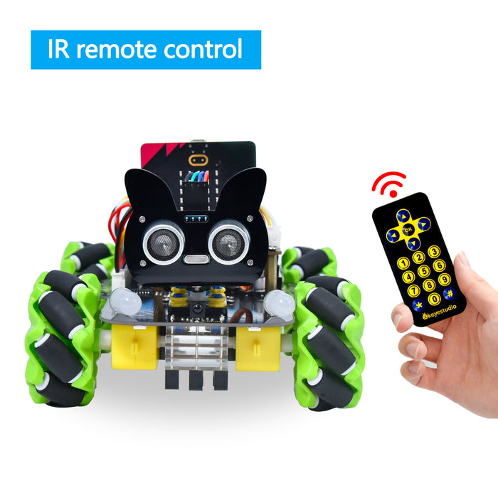 Micro:bit 4WD Mecanum Robot Car V2.0