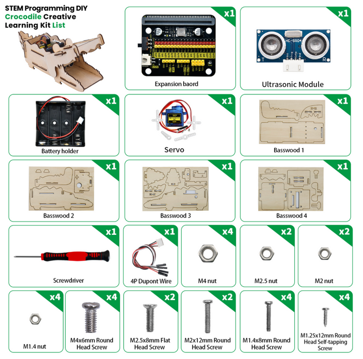 Crocodile Creative Learning Kit for Micro:bit