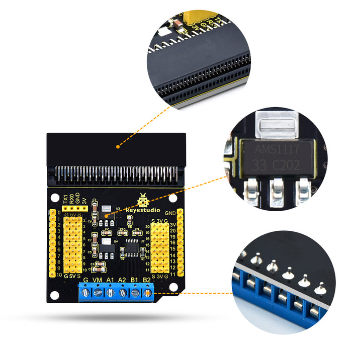 Micro bit DRV8833 Motor Driver Expansion Board