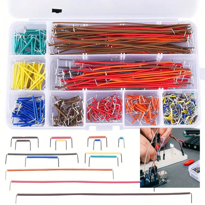 Jumbo Jumper Wire Kit for Solderless Breadboard 350 pcs