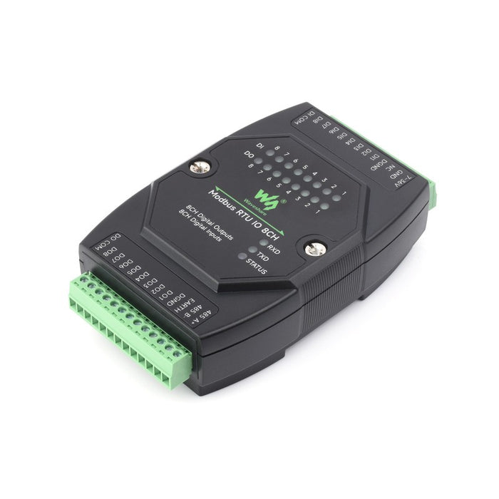 Industrial 8-Channel Digital Input & Output Module (Modbus RTU)