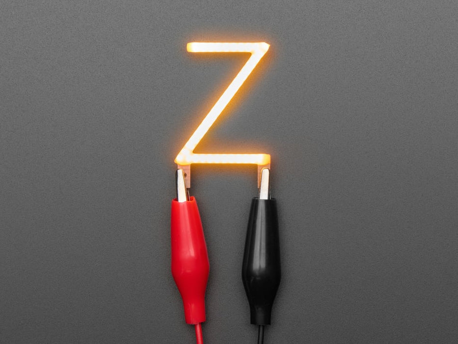 Alphabet LED Filament - Warm White Letter "Z"