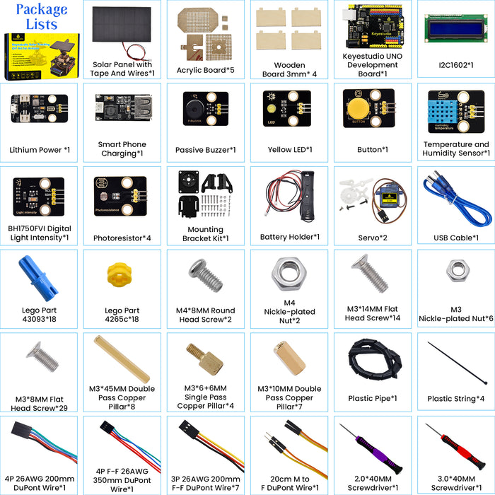 Smart Solar Tracker System Tracking Starter Kit For Arduino