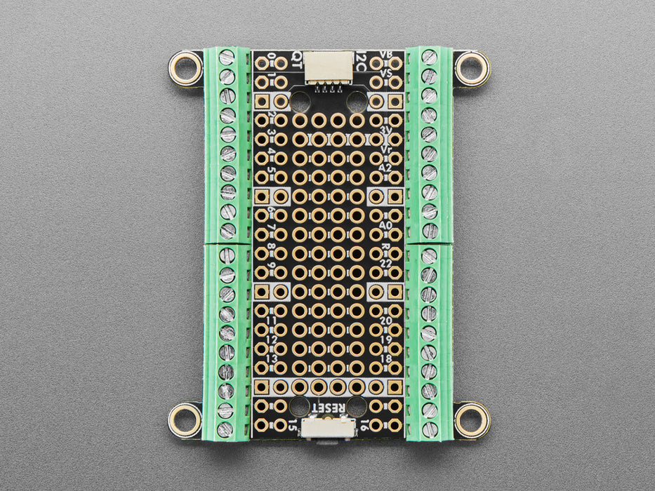 Adafruit Terminal PiCowbell for Pico - Reset Button & STEMMA QT