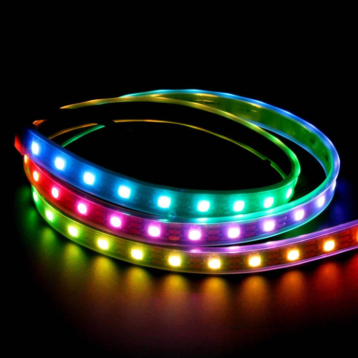 Flexible RGB LED Strip (NeoPixel/WS2812/SK6812 compatible) - 60 LED/Metre