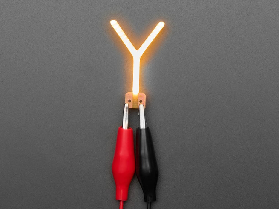 Alphabet LED Filament - Warm White Letter "Y"