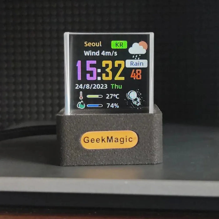 GeekMagic Crystal Cube Photo Display