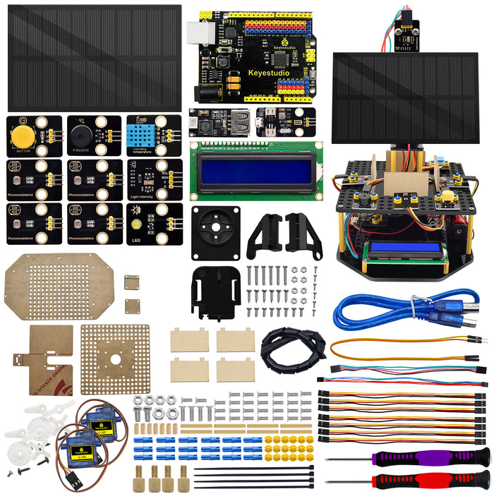 Smart Solar Tracker System Tracking Starter Kit For Arduino