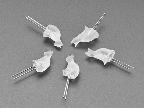 dLUX-dLITE Blue Kitty Shape LEDs 5 Pack by Unexpected Labs