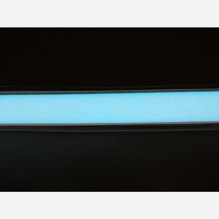 White Electroluminescent (EL) Tape Strip -100cm w/two connectors