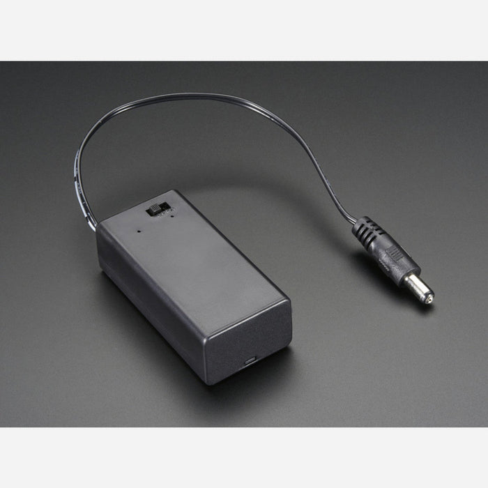 9V battery holder with switch  5.5mm/2.1mm plug