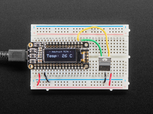 Breadboard Friendly I2C Temperature Sensor - TC74A0