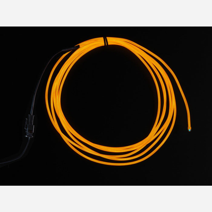High Brightness Orange Electroluminescent (EL) Wire - 2.5 meters [High brightness, long life]
