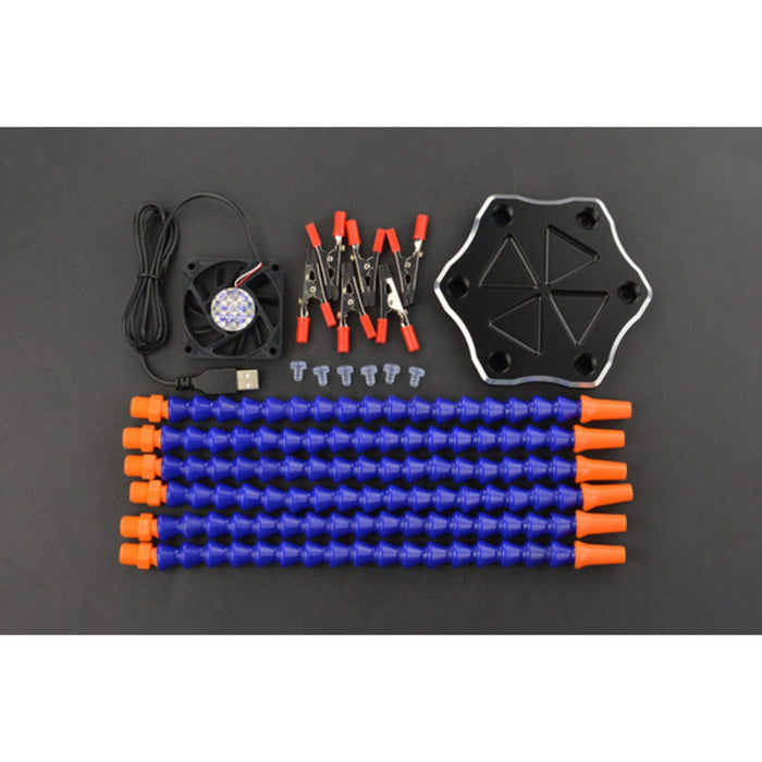 Six Arm Soldering Station