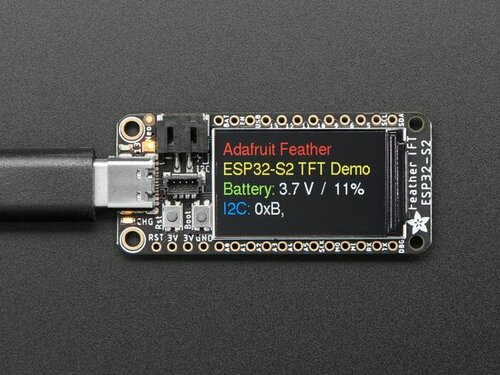 Adafruit ESP32-S2 TFT Feather - 4MB Flash, 2MB PSRAM, STEMMA QT