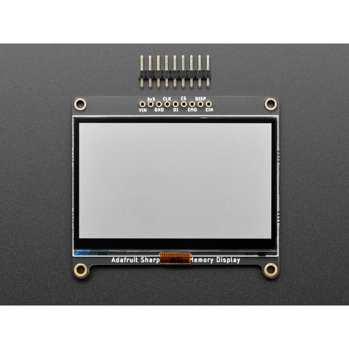 Adafruit SHARP Memory Display Breakout - 2.7 400x240 Monochrome