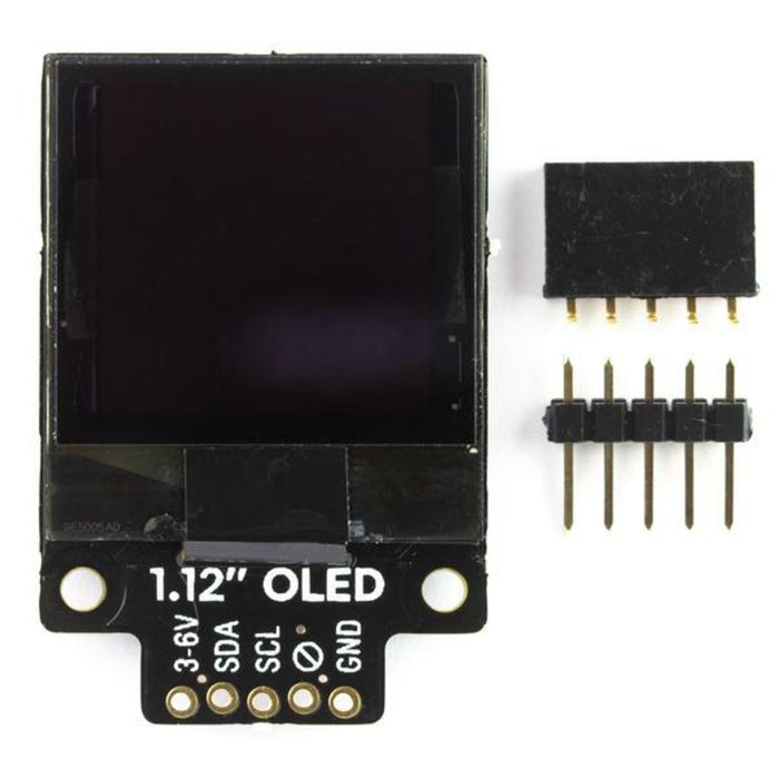 1.12 Mono OLED (128x128, white/black) Breakout