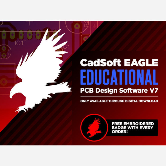 CadSoft EAGLE Standard PCB Design Software V7 - .EDU - 1 User