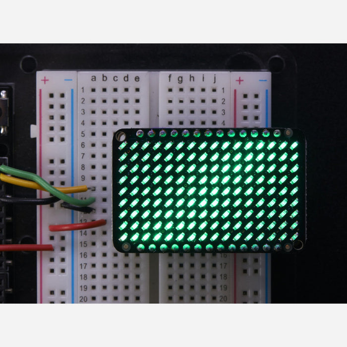 Adafruit LED Charlieplexed Matrix - 9x16 LEDs - Green
