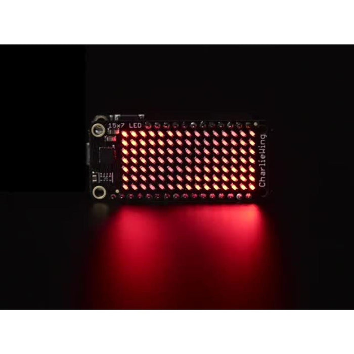 Adafruit 15x7 CharliePlex LED Matrix Display FeatherWings