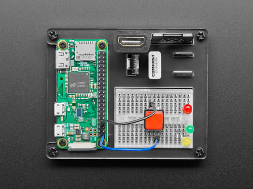 ZeroDock Accessory Storage and Prototyping for Raspberry Pi Zero