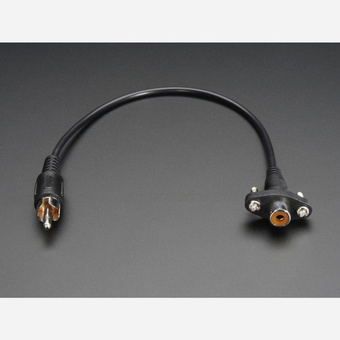 Panel Mount RCA (Composite Video, Audio) Cable