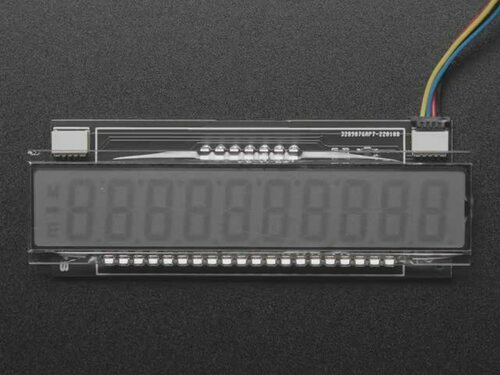 Turing Complete Labs 10 Digit Monochrome LCD Display