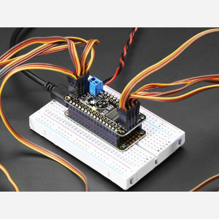 8-Channel PWM or Servo FeatherWing Add-on For All Feather Boards