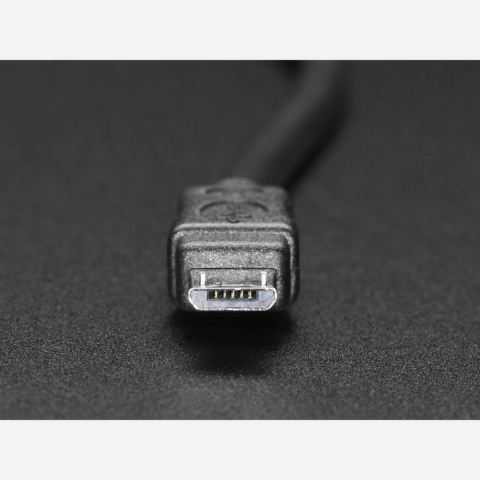 Panel Mount Extension USB Cable - Micro B Male to Micro B Female