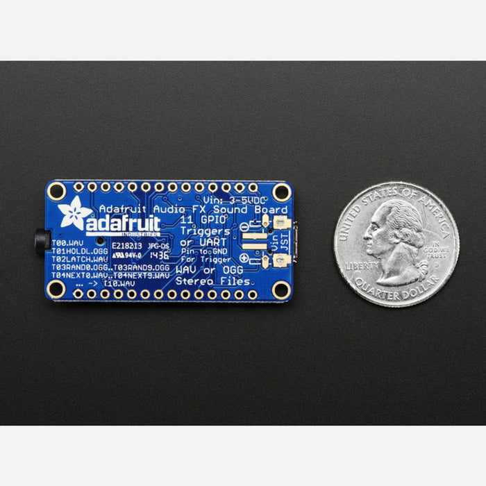Adafruit Audio FX Sound Board - WAV/OGG Trigger - 2MB storage - Headphone out only