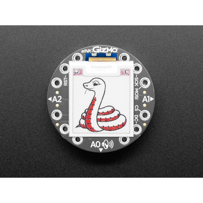 Circuit Playground 200x200 Tri-Color E-Ink Gizmo - E-Ink Display + Audio Amplifier