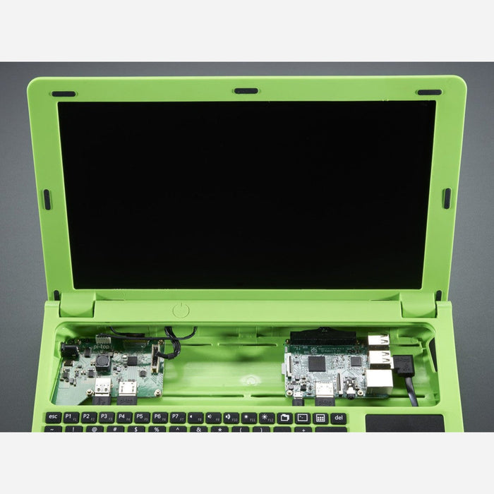 Pi-Top - GREEN - A Laptop Kit for Raspberry Pi B+ / Pi 2 / Pi 3