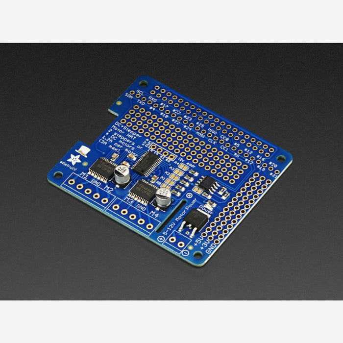 Adafruit DC  Stepper Motor HAT for Raspberry Pi - Mini Kit