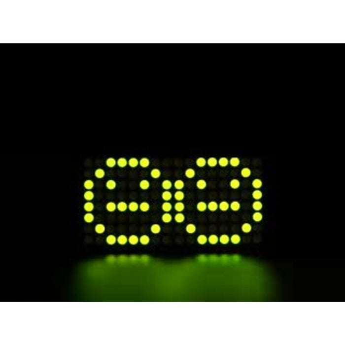 Adafruit 0.8 8x16 LED Matrix FeatherWing Display Kit - Yellow-Green