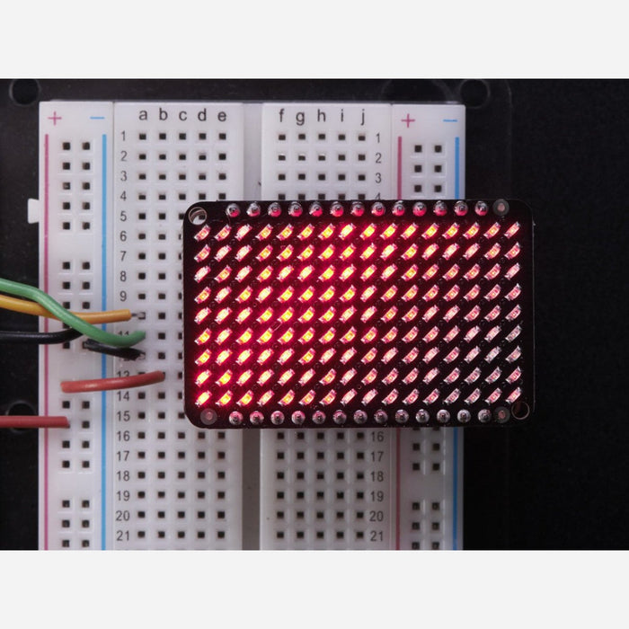 Adafruit LED Charlieplexed Matrix - 9x16 LEDs - Red