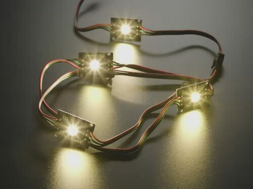 Ultra Bright 4 Watt Chainable RGBW NeoPixel LED - Warm White