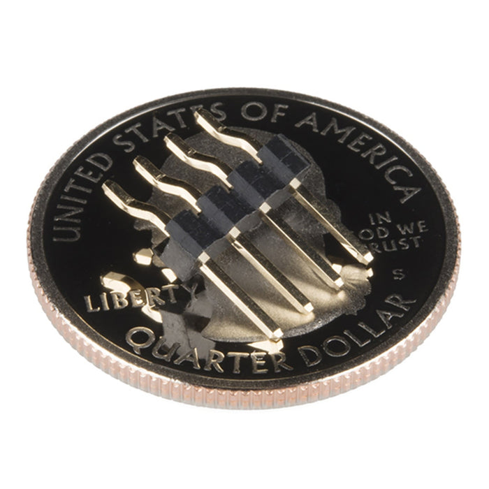 Header - 4-pin Male (SMD, 0.1, Right Angle)