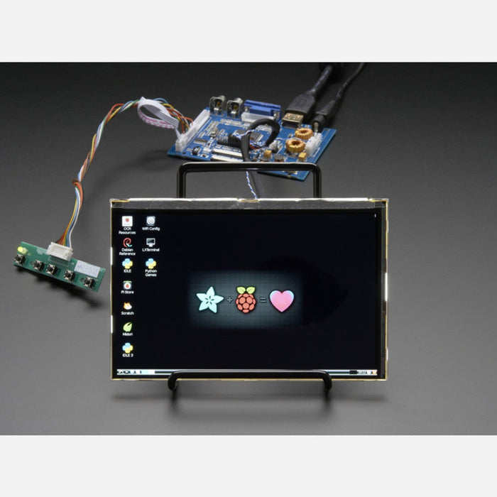 HDMI 4 Pi: 7 Display  Audio 1280x800 IPS - HDMI/VGA/NTSC/PAL