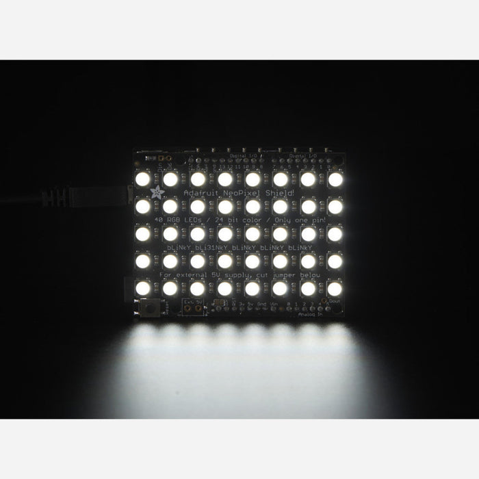 Adafruit NeoPixel Shield - 40 RGBW - Cool White - ~6000K