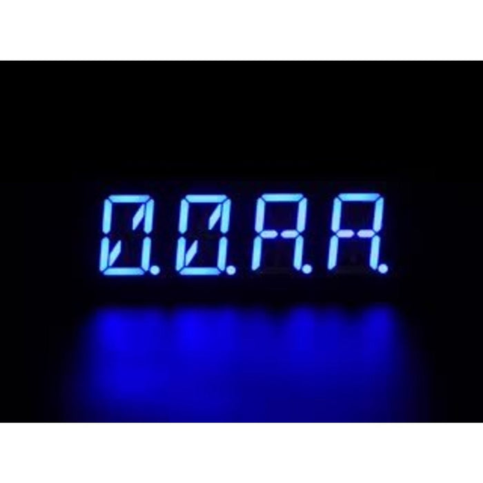 Adafruit 0.54 Quad Alphanumeric FeatherWing Display - Blue